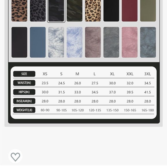 🔥3/$10🔥New Houmous light grey camouflage leggings- XS - Picture 11 of 11